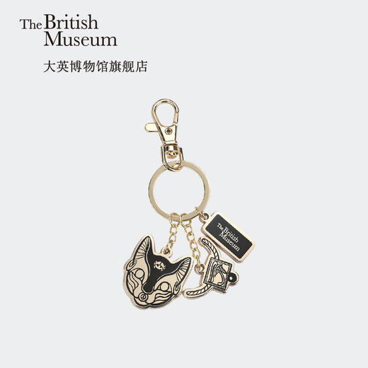 大英博物馆官方盖亚·安德森猫钥匙扣钥匙链礼物创意送男生可爱 商品图1