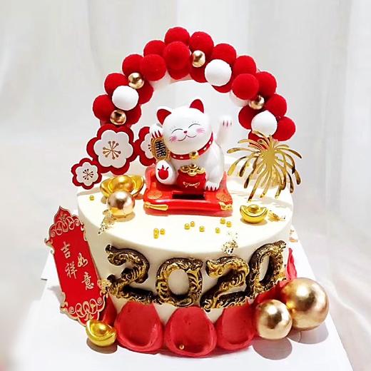 招财猫系列 · 奶油蛋糕