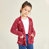 METTE羊绒世家童装100%山羊绒衫时尚小香风单排扣针织开衫小外套 商品缩略图1