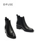 【内购】绒里可选迪芙斯2020英伦帅气率性切尔西粗跟短靴女靴DF04116409 商品缩略图4