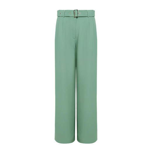 VIMAGE纬漫纪通勤职业干练百搭显瘦直筒阔腿裤长裤女V1405006D 商品图4