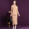 WXY-W-LH-19-28纯羊毛针织衫高领半身裙两件套 商品缩略图2