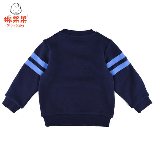 棉果果冬季男童上衣大毛圈挂里套头卫衣M412180420706 商品图2