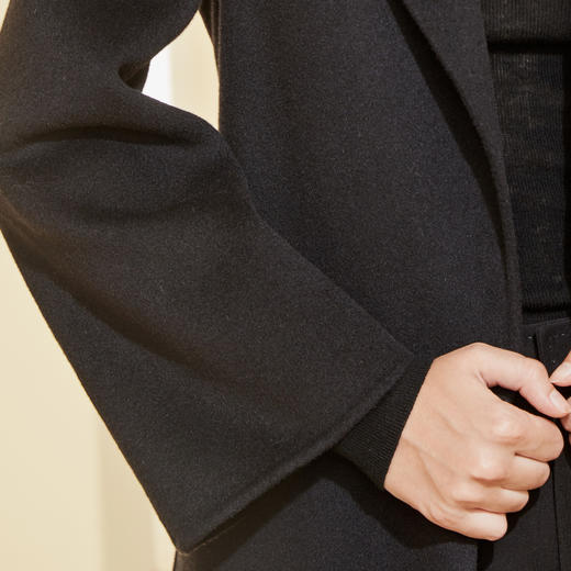 ND92U斯尔丽瑟俪2020年冬季新品个性时尚假斗篷款两穿大衣 商品图4