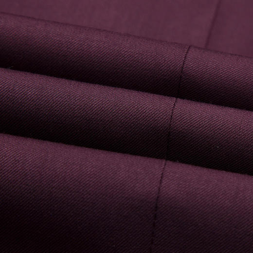 【明星款】罗蒙男士西服套装正装商务职业装新郎结婚礼服酒红色西装套装两件套 商品图4