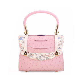 镶嵌“逐鹿纹”主题凌波包（鸵鸟皮）