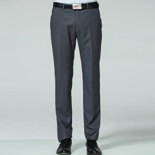 Marco Azzali 灰色毛西裤 P3752400 商品图0