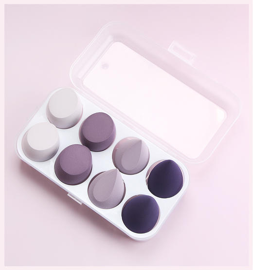 【可爱好用！】高颜值~草莓慕斯/多肉葡萄软乎乎美妆蛋~1盒8个 商品图7