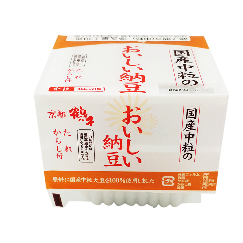 鹤子纳豆（中粒）138g/盒