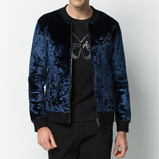 Marco Azzali 藏青夹克 J3701100 商品图0