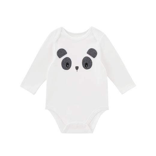 英氏婴儿连体衣男女宝宝绣花长袖哈衣YZJMJ30009A01 2020新款秋装 商品图4