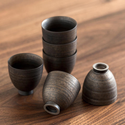 手工铁釉茶壶茶杯茶具套装鎏金釉整套功夫茶具正把壶品杯礼盒顺祥