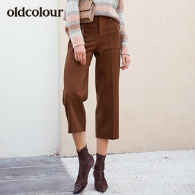 oldcolour冬季新品商场同款休闲阔腿裤女L41073173