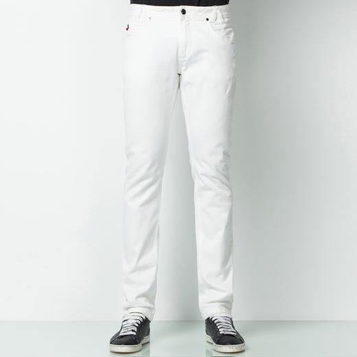 Marco Azzali 白色牛仔裤 P3616300 商品图0