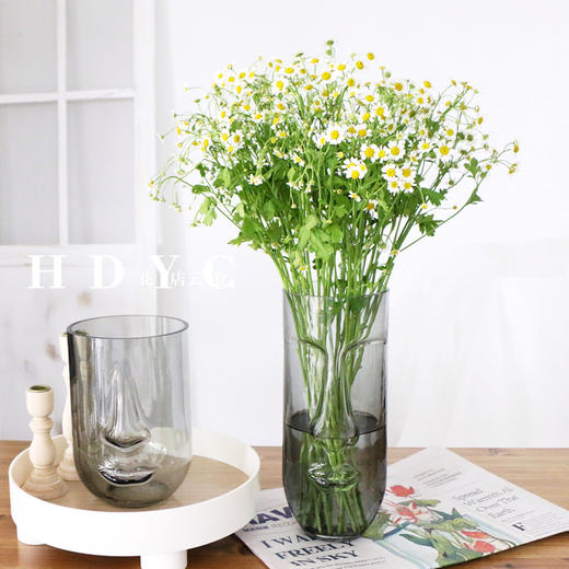 人脸抽象玻璃花瓶 商品图0