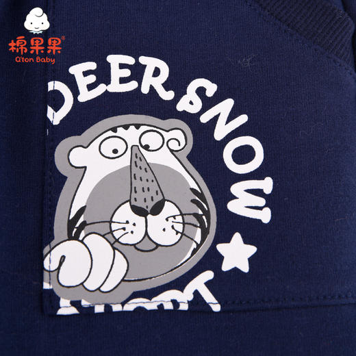 棉果果冬季男童小毛圈夹棉长裤裤子M412200820658 商品图4