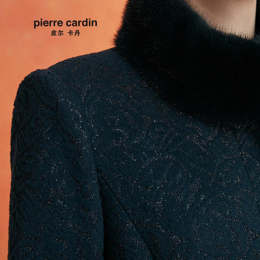 皮尔卡丹女装毛呢大衣P0407CL19G0
 商品图3