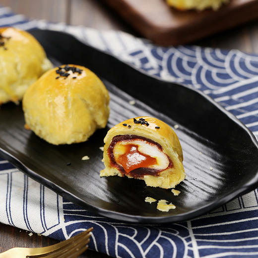 易小焙低糖红豆沙馅500g冰皮广式月饼馅泥材料家用即食蛋黄酥馅料 商品图3