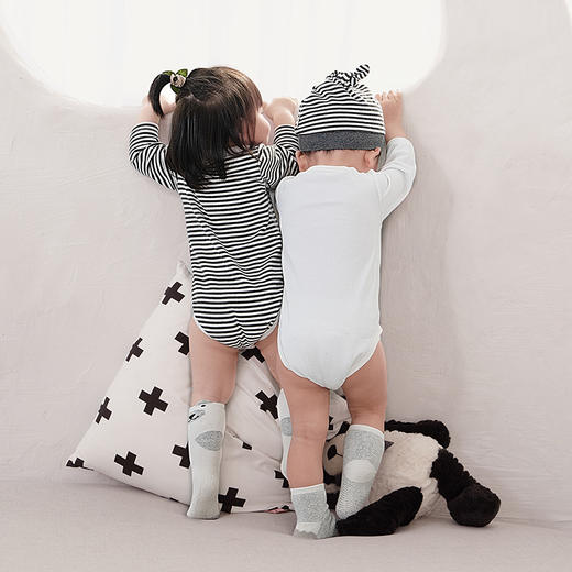 英氏婴儿连体衣男女宝宝绣花长袖哈衣YZJMJ30009A01 2020新款秋装 商品图5