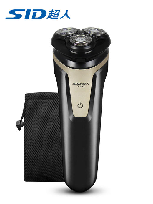 超人剃须刀电动刮胡刀男士智能充电式三刀头剃胡子刀递须刀rs320 - 歌