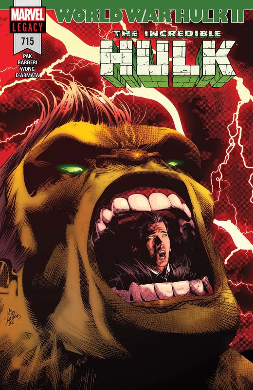 浩克 绿巨人 主刊 Incredible Hulk V4（2017）普封 商品图2