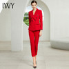 IWY/红色长袖西服长裤套装3CP18315 商品缩略图0