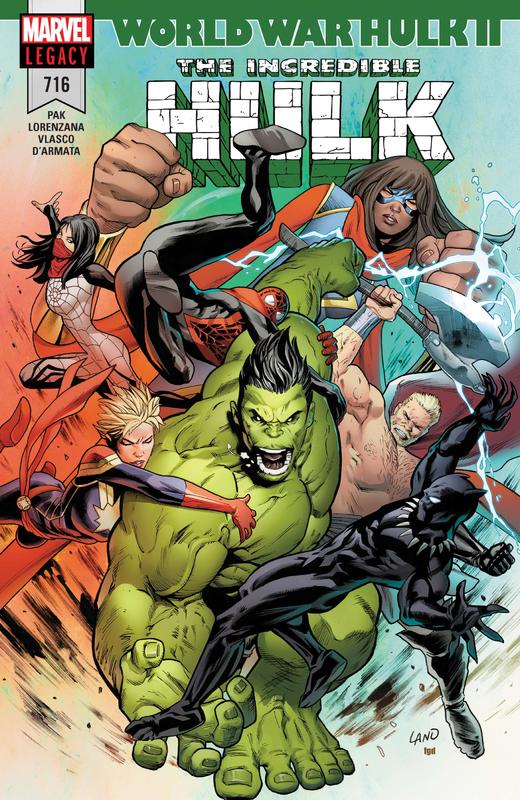 浩克 绿巨人 主刊 Incredible Hulk V4（2017）普封 商品图1