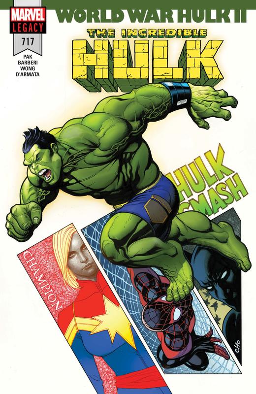 浩克 绿巨人 主刊 Incredible Hulk V4（2017）普封 商品图0