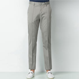 Marco Azzali 浅灰色意大利进口面料休闲裤 P3410300