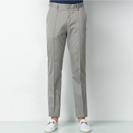 Marco Azzali 浅灰色意大利进口面料休闲裤 P3410300 商品图0