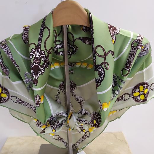 2F伊点蚕丝方巾 商品图0