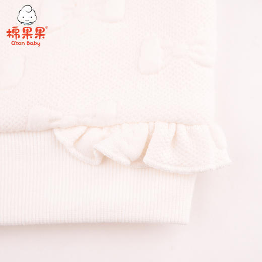 棉果果冬季女童上衣挂里空气层圆领卫衣M422180620733 商品图2