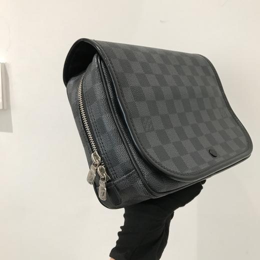 louis vuitton路易威登 黑棋盘格洗漱包