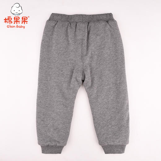 棉果果冬季女童小毛圈夹棉长裤裤子M422200820740 商品图1