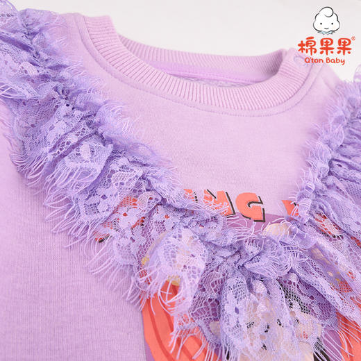 棉果果冬季女童南极绒连衣裙M422700220679 商品图2