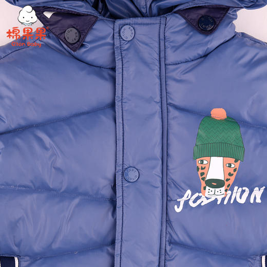 棉果果冬季男童中长款羽绒服M412102920654 商品图5
