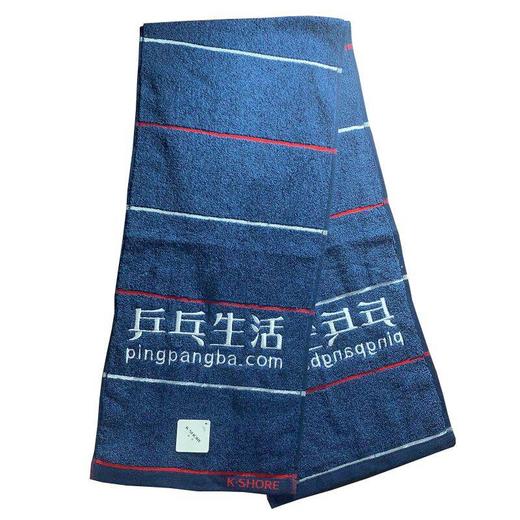 乒乓生活 加长纯棉柔软吸汗运动毛巾120cmX25cm 商品图2