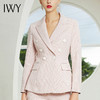 IWY/粉色长袖西装长裤半裙套装194017C1+PS 商品缩略图4