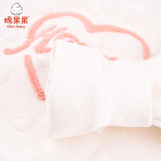 棉果果冬季女童上衣挂里空气层圆领卫衣M422180620733 商品图1