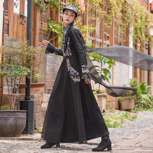 雀归山海连衣裙 | 杨丽萍老师同款 | 现货加急发 商品图3