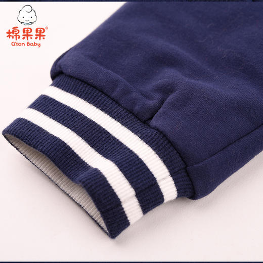 棉果果冬季男童小毛圈夹棉长裤裤子M412200820658 商品图2