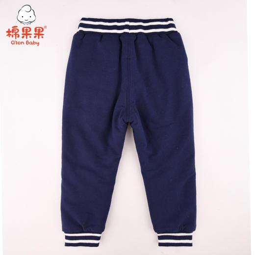 棉果果冬季男童小毛圈夹棉长裤裤子M412200820658 商品图1