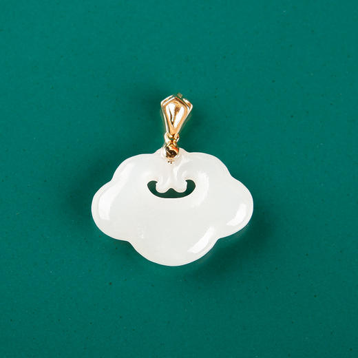【福运】祥云吊坠(不含链) - 有儒玉府
