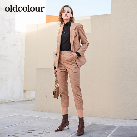 oldcolour冬季新品气质小西装女L41041149 商品图4
