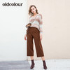 oldcolour冬季新品商场同款休闲阔腿裤女L41073173 商品缩略图4