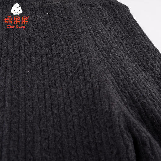 棉果果冬季女童棉线挂里打底裤子M422206420693 商品图1