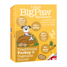 LittleBigPaw 火鸡犬用主食餐盒150g