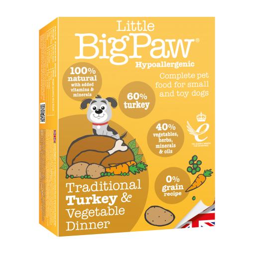 LittleBigPaw 火鸡犬用主食餐盒150g 商品图0