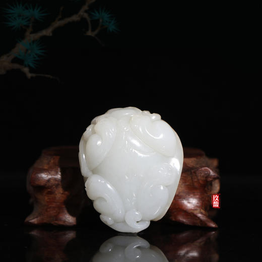 和田玉（白玉）籽料把件--龙龟 118.04g 商品图5