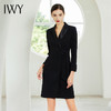 IWY/黑色长袖连衣裙194035Q1 商品缩略图1